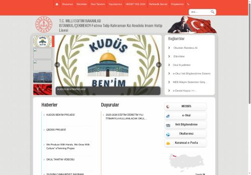 İSTANBUL / ÇEKMEKÖY - Fatma Talip Kahraman Kız Anadolu İmam Hatip Lisesi