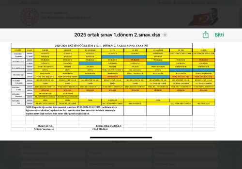 İSTANBUL / ÇEKMEKÖY - Güç Kardeşler Anadolu Lisesi