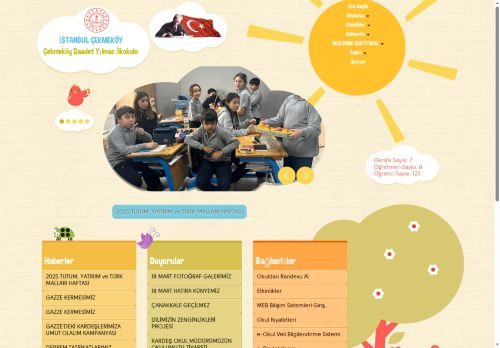 İSTANBUL / ÇEKMEKÖY - Çekmeköy Saadet Yılmaz İlkokulu