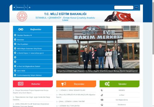 İSTANBUL / ÇEKMEKÖY - Emlak Konut Çınarköy Anadolu Lisesi