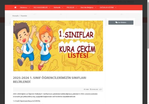 İSTANBUL / ÇEKMEKÖY - Sultan Çiftliği İlkokulu