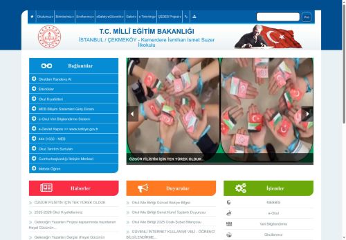Kemerdere İsmihan Ismet Suzer İlkokulu - İSTANBUL / ÇEKMEKÖY