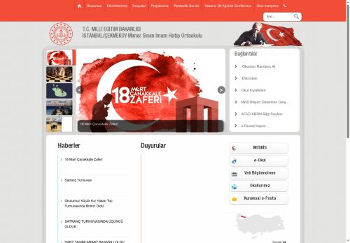 Mimar Sinan İmam Hatip Ortaokulu - İSTANBUL / ÇEKMEKÖY