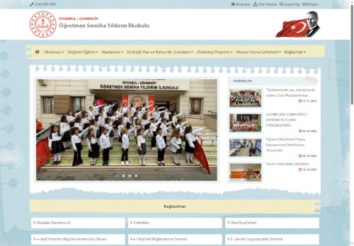 İSTANBUL / ÇEKMEKÖY - Öğretmen Semiha Yıldırım İlkokulu