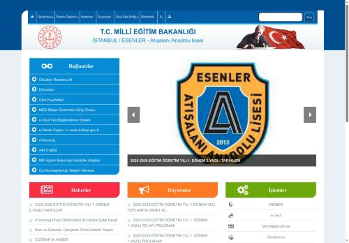 İSTANBUL / ESENLER - Atışalanı Anadolu lisesi