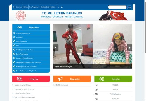 İSTANBUL / ESENLER - Atışalanı Ortaokulu