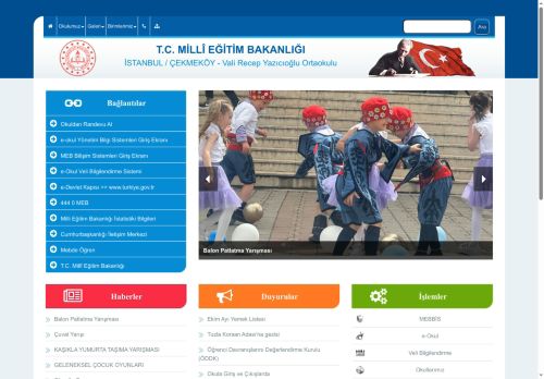 İSTANBUL / ÇEKMEKÖY - Vali Recep Yazıcıoğlu Ortaokulu