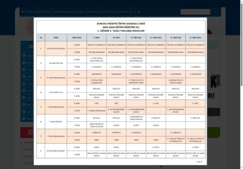 İSTANBUL / ARNAVUTKÖY - Durusu Hüseyin Ökten Anadolu Lisesi