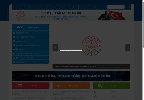 İSTANBUL / ARNAVUTKÖY - Hacı Şamil Şayir Mesleki Eğitim Merkezi