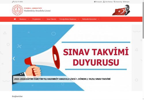 İSTANBUL / ARNAVUTKÖY - Hadımköy Anadolu Lisesi