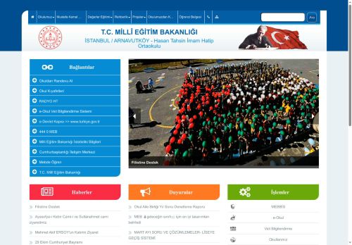 İSTANBUL / ARNAVUTKÖY - Hasan Tahsin İmam Hatip Ortaokulu