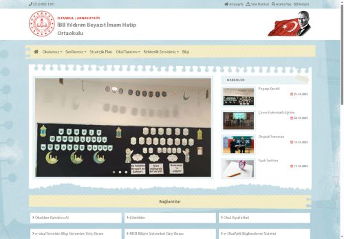 İSTANBUL / ARNAVUTKÖY - İBB Yıldırım Beyazıt İmam Hatip Ortaokulu