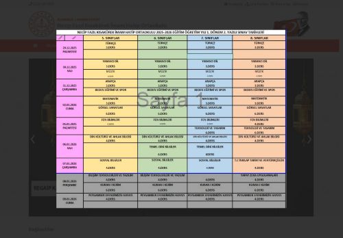 İSTANBUL / ARNAVUTKÖY - Necip Fazıl Kısakürek İmam Hatip Ortaokulu