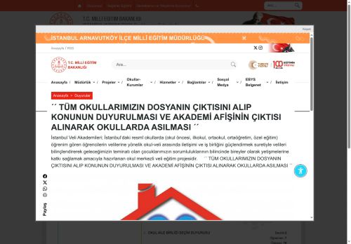 İSTANBUL / ARNAVUTKÖY - Sazlıbosna Ortaokulu