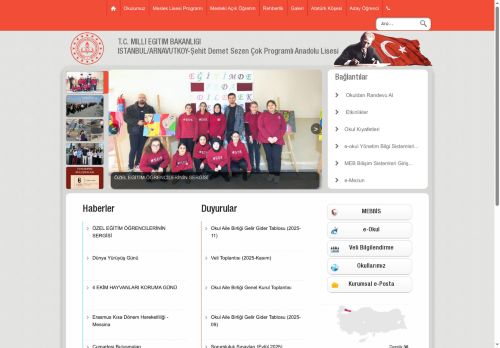 İSTANBUL / ARNAVUTKÖY - Şehit Demet Sezen Çok Programlı Anadolu Lisesi