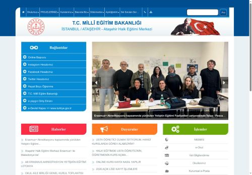 İSTANBUL / ATAŞEHİR - Ataşehir Halk Eğitimi Merkezi