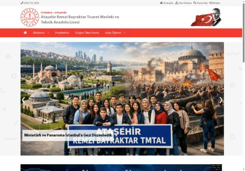 İSTANBUL / ATAŞEHİR - Ataşehir Remzi Bayraktar Ticaret Mesleki ve Teknik Anadolu Lisesi