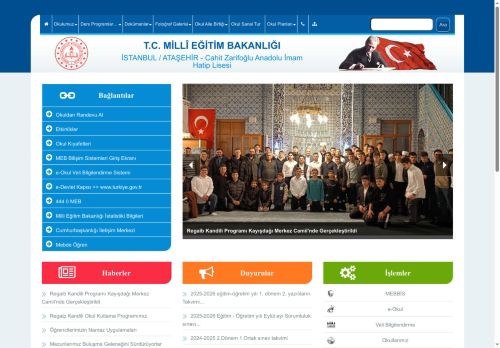 İSTANBUL / ATAŞEHİR - Cahit Zarifoğlu Anadolu İmam Hatip Lisesi