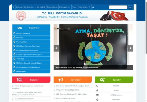 İSTANBUL / ATAŞEHİR - Fahriye Vandemir Anaokulu