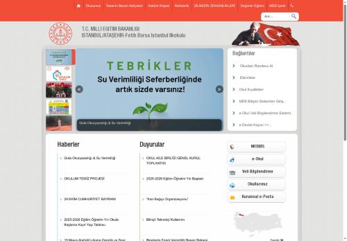 İSTANBUL / ATAŞEHİR - Fetih Borsa İstanbul İlkokulu