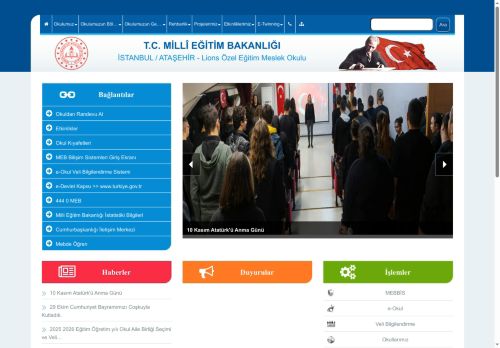 İSTANBUL / ATAŞEHİR - Lions Özel Eğitim Meslek Okulu