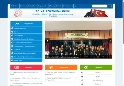 İSTANBUL / ATAŞEHİR - Rabia Leman İmam Hatip Ortaokulu