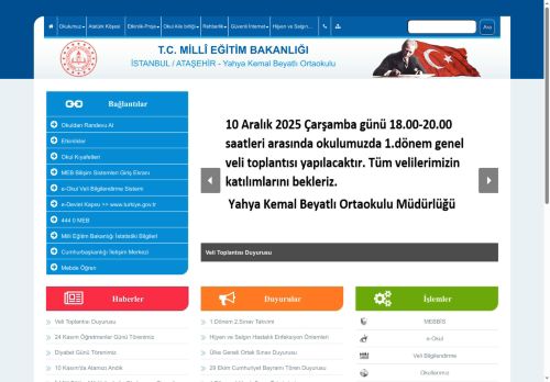 İSTANBUL / ATAŞEHİR - Yahya Kemal Beyatlı Ortaokulu