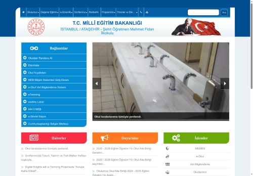 İSTANBUL / ATAŞEHİR - Şehit Öğretmen Mehmet Fidan İlkokulu