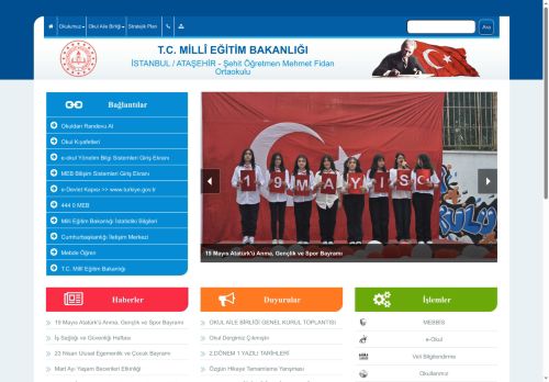 İSTANBUL / ATAŞEHİR - Şehit Öğretmen Mehmet Fidan Ortaokulu