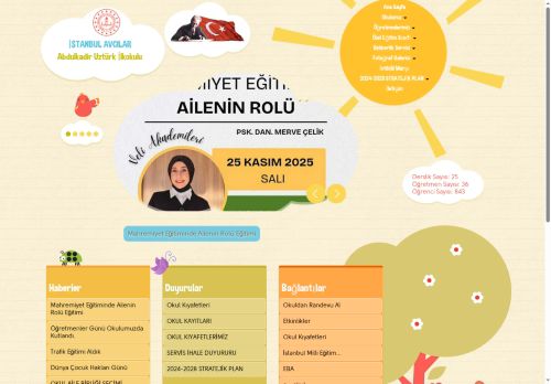 İSTANBUL / AVCILAR - Abdulkadir Uztürk İlkokulu