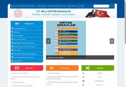 İSTANBUL / AVCILAR - Abdulkadir Uztürk Ortaokulu