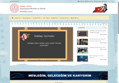 İSTANBUL / AVCILAR - Gümüşpala Mesleki ve Teknik Anadolu Lisesi