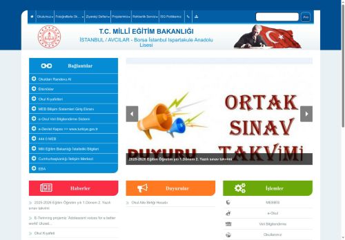 İSTANBUL / AVCILAR - Borsa İstanbul Ispartakule Anadolu Lisesi