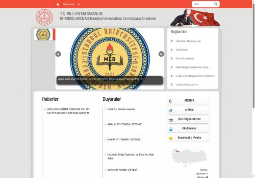 İSTANBUL / AVCILAR - İstanbul Üniversitesi Cerrahpaşa Anaokulu