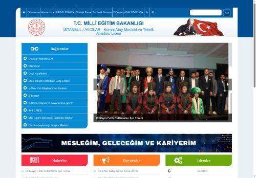 İSTANBUL / AVCILAR - Kemal Atay Mesleki ve Teknik Anadolu Lisesi