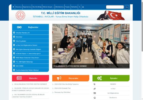 İSTANBUL / AVCILAR - Yunus Emre İmam Hatip Ortaokulu