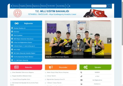 İSTANBUL / BAĞCILAR - Aliya İzzetbegoviç Anadolu Lisesi