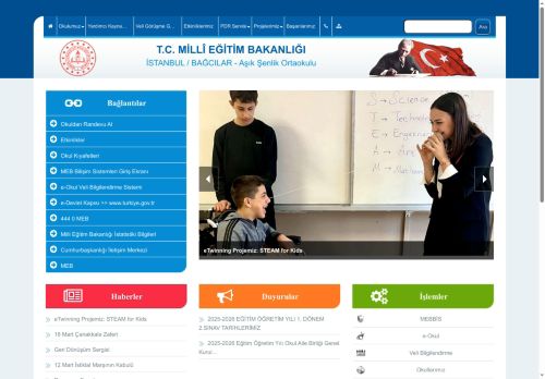 İSTANBUL / BAĞCILAR - Aşık Şenlik Ortaokulu