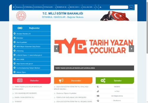 İSTANBUL / BAĞCILAR - Bağcılar İlkokulu