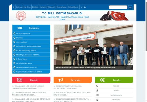 İSTANBUL / BAĞCILAR - Bağcılar Anadolu İmam Hatip Lisesi