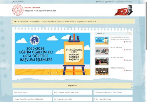 İSTANBUL / BAĞCILAR - Bağcılar Halk Eğitimi Merkezi