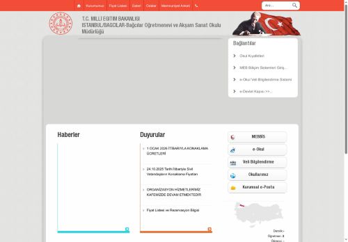 İSTANBUL / BAĞCILAR - Bağcılar Öğretmenevi ve Akşam Sanat Okulu Müdürlüğü