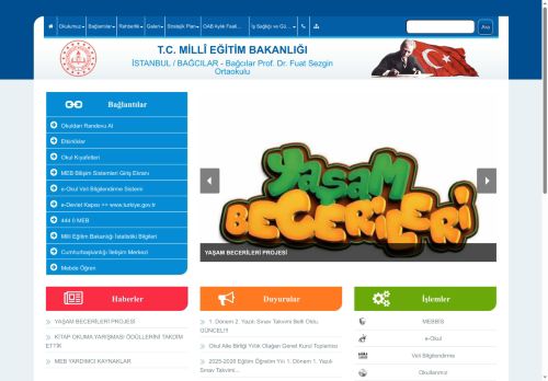 İSTANBUL / BAĞCILAR - Bağcılar Prof. Dr. Fuat Sezgin Ortaokulu