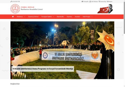 İSTANBUL / BAĞCILAR - Barbaros Anadolu Lisesi