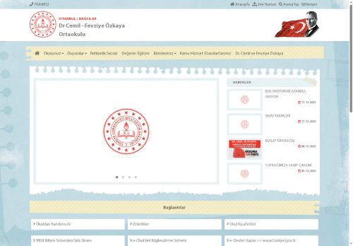 İSTANBUL / BAĞCILAR - Dr Cemil - Fevziye Özkaya Ortaokulu
