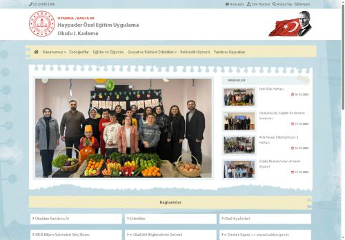 İSTANBUL / BAGCILAR - Haypader Özel Eğitim Uygulama Okulu I. Kademe