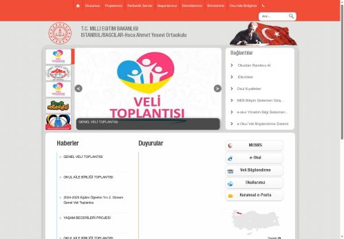 İSTANBUL / BAĞCILAR - Hoca Ahmet Yesevi Ortaokulu