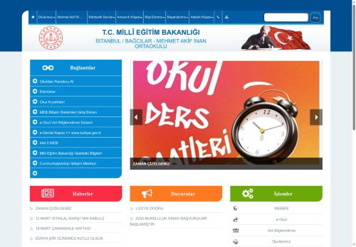 İSTANBUL / BAĞCILAR - MEHMET AKİF İNAN ORTAOKULU