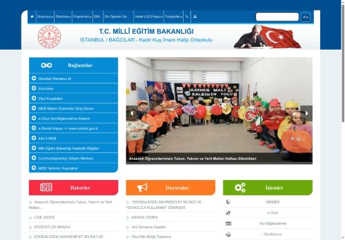 İSTANBUL / BAĞCILAR - Kadir Kuş İmam Hatip Ortaokulu