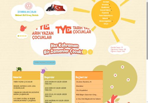 İSTANBUL / BAĞCILAR - Mehmet Akif Ersoy İlkokulu